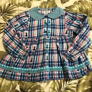 Vintage flannel dress